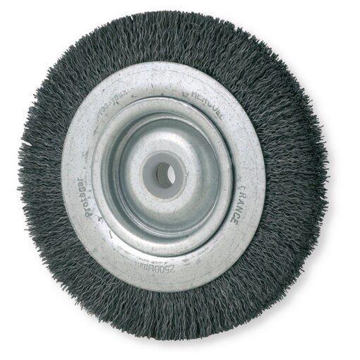 Brosse acier ronde 150 mm